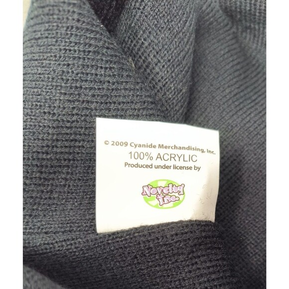 Poison Band 2009 Beanie Skull Hat Cap Toboggan Knit OOP Unisex NWOT Rock Metal - Picture 4 of 7